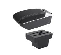 HPZPRPCEW Pour VW Pour Caddy 5 2024 Boîte D'accoudoir Boîte De Rangement Rétrofit Intérieur(Ligne blanche B3 PAS d'USB)