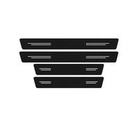 HPZPRPCEW pour VW pour EOS Ruban De Seuil en Fibre Carbone Plaque Protection Décorative pour Coffre Et Pare-Chubs Bandes Accessoires(4 seuils de Porte)