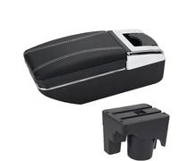 HPZPRPCEW Pour VW Pour Golf 6 Pour S&CIROCCO Pour Sagitar Pour Golf 6 Golf 5 Mk6 MK5 Pour Jetta 5 Boîte De Rangement Accoudoir Voiture(Ligne blanche A3 Pas d'USB)