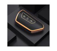 HPZPRPCEW pour VW pour Golf 8 MK8 ID4 ID6 pour Skoda pour Octavia A8 Coque Étui Boîtier Clé De Voiture Accessoire Antichoc en TPU(Noir)