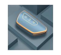 HPZPRPCEW pour VW pour Golf 8 MK8 ID4 ID6 pour Skoda pour Octavia A8 Coque Étui Boîtier Clé De Voiture Accessoire Antichoc en TPU(Gris)