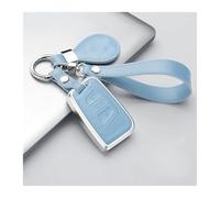 HPZPRPCEW pour VW pour Magotan R pour Passat B8 pour Skoda pour Superb pour Kodiaq A7 pour Smart Coque Clé Voiture Alliage D'Aluminium(Bleu,1 Jeu)