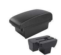 HPZPRPCEW Pour VW Pour Polo 2020 2021 2022 2023 2024 Boîte D'accoudoir Boîte De Rangement Retrofit Pièces Retrofit(Ligne noire A2 Pas d'USB)