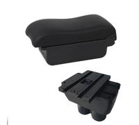 HPZPRPCEW Pour VW Pour T&ouran Boîtier Bras De Confort Console Centrale Repos De Coude Boîte De Rangement Avec Ports USB Porte-Gobelet(B black line 3USB)