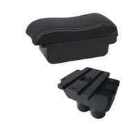 HPZPRPCEW Pour VW Pour T&ouran Pour Caddy Boîte À Accoudoir Console Centrale Appui-coude Boîte De Rangement Centrale Avec Port USB Et Porte-gobelet(A white line No USB)
