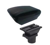 HPZPRPCEW Pour VW UP Boîte D'accoudoir Pour S&koda Pour Citigo Pour VW UP Pour Seat Mii Boîte D'accoudoir Auto Console Boîte De Rangement(F All Black No USB)