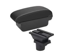 HPZPRPCEW Pour VW UP Boîte D'accoudoir Pour Seat Pour Mii Pour S&koda Pour Citigo Boîte De Rangement Console D'accoudoir Auto Boîte D'accoudoir Auto(C3 Noir blanc NOUSB)