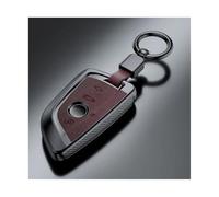 HPZPRPCEW pour X1 X2 X3 320li 5Series 3Series 7Series 525li Étui De Protection en TPU Suédé pour Clé Voiture(Dark Red,1 Jeu)