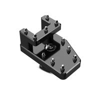 HPZPRPCEW pour Y&amaha 2019-2022 2024 pour Tenere 700 XTZ 700 DualControl Moto Pédale Frein Levier Étape Embout Plaque pour Tenere 700 World Raid 2022 2023(Noir)