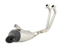 HPZPRPCEW Pour Y&amaha MT-07 FZ-07 MT07 FZ07 2014 2015-2019 2020 Silencieux D'échappement Avant Avec Collecteur Central DB Killer Pour Moto