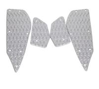 HPZPRPCEW Pour Y&amaha Pour XMAX 125 250 300 400 XMAX300 Repose-pieds de moto Plaque de pied Coussinets pédale Plaque de repose-pied(Argent)
