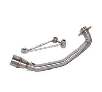HPZPRPCEW Pour Y&amaha Pour ZUMA 125 Pour CYGNUS V1 V2 V3 125 CC Collecteur D'échappement Avant 51 Mm En Acier Inoxydable