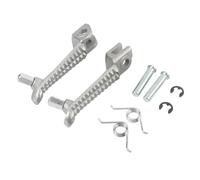 HPZPRPCEW Pour Y&amaha YZF R1 R6 R125 R25 R3 MT125 MT03 Repose-Pieds Avant Moto Pédaie Arrière en Aluminium(Devant)