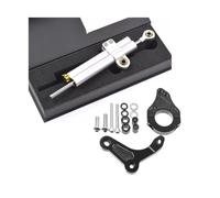 HPZPRPCEW Pour YAMAHA XMAX300 Xmax 300 X-MAX300 2017-2023 Kit De Montage Support D'amortisseur Stabilisation Direction Réglable Moto(Model D)