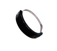 HPZPRPCEW Protection D'échappement Universelle Anti-chute Pour Moto Tout-terrain Anneau Anti-usure(NOIR)