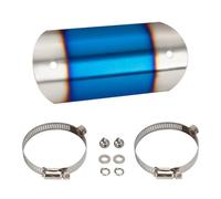 HPZPRPCEW Protection Thermique Universelle Pour Silencieux D'échappement De Moto Colliers De Serrage En Acier Inoxydable Isolation Fixe Anti-brûlure(Style C)