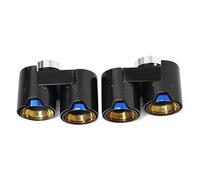 HPZPRPCEW Quad Remplacement De Tuyau Accessoires Automobiles Embout D'échappement En Fibre De Carbone Pour G22 G23 G26 420i 430i 425i(Carbon Fiber Texture e)