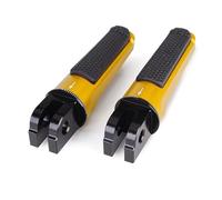 HPZPRPCEW Repose-pieds Avant Arrière Pilote Passager Pédale Pour YAMAHA YZF-R1 YZF-R6 YZF R1 R6 YZF-R1M YZFR6 YZ R1M R6F R1(Jaune,Devant)