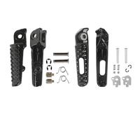 HPZPRPCEW Repose-pieds Avant Arrière Pour Moto Accessoires De Pédale Pour CBR600RR 2003-2006 Pour CBR1000RR 2004-2014(NOIR,Avant Arrière)