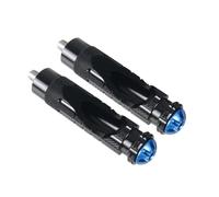 HPZPRPCEW Repose-pieds de Moto Antidérapants Efficaces Arrière Motos Pattes Filetées Pédales(Black-Blue)