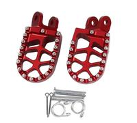 HPZPRPCEW Repose-pieds de Motocross Pédales de Moto Pièces de Pédale Pour CRM250 CRM 250 XR250R XR400R XR 250R 400R XR 250 R 400 R Accessoires(ROUGE)