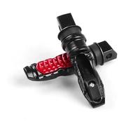 HPZPRPCEW Repose-pieds Passager Arrière de Moto en Aluminium Pédales Repose-pieds Scooter Modifications de Pédales de Moto 2 pièces/lot(ROUGE)