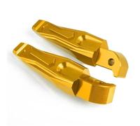 HPZPRPCEW Repose-pieds Passager CNC Pour Y&amaha Pour NMAX 155 NMAX125 Pour N-MAX 155 N-MAX155 Repose-pieds Arrière Moto(Or)