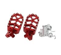 HPZPRPCEW Repose-pieds Péage De Pieds Pieds Repose-pieds Pédale Pour Sherco Pour Factory SEF SER 125 250 300 450 510 SER125 SER250 SER300(ROUGE)