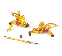 HPZPRPCEW Reste Pied De Moto Repose Pied Pédale Repose-pied Rehausseur Arrière Repose-pieds Pour CBR650R CB650R CBR650F(Or)