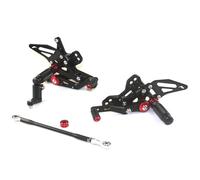 HPZPRPCEW Reste Pied De Moto Repose Pied Pédale Repose-pied Rehausseur Arrière Repose-pieds Pour CBR650R CB650R CBR650F(NOIR)