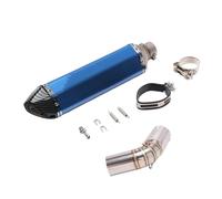 HPZPRPCEW Silencieux D'échappement Avec Collecteur Central Et DB Killer Pour Moto Pour Suzuki Pour V-STROM 1000 1050 DL1050 DL 1000 2014-2021(ModèleA)