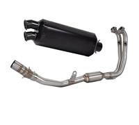 HPZPRPCEW Silencieux D'échappement Complet Pour Moto Pour CFMOTO 450MT ADV 450 MT Pour Adventure Avec Collecteur Avant DB Killer(NOIR)