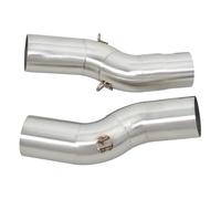 HPZPRPCEW Silencieux D'échappement Double Intermédiaire Pour Moto Pour Suzuki Pour Hayabusa GSXR1300 GSXR 1300 2021 2022 2023(ModèleA)