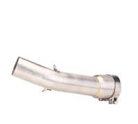 HPZPRPCEW Silencieux D'échappement Intermédiaire Pour Moto Pour Y&amaha Pour Fazer FZ1 FZ1N FZ1000 FZ 1 1N 1000 2006 2007 2008-2013 2014 2015(ModèleA)