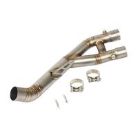 HPZPRPCEW Silencieux D'échappement Intermédiaire Pour Moto Pour Y&amaha YZF-R1 R1 R1M MT10 2015 2016 2017 2018 2019 2020