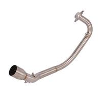 HPZPRPCEW Silencieux D'échappement Modifié Pour Moto Pour CFmoto ST125 Raccord Intermédiaire Avant En Acier Inoxydable 51 Mm
