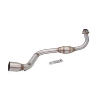 HPZPRPCEW Silencieux D'échappement Moto À Emboîter Tube Intermédiaire Pour Grom M3 MSX 125 MSX125 2013 2014 2015 2016 2017 2018 2019(ModèleA)