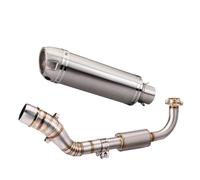 HPZPRPCEW Silencieux D'échappement Moto Pour Aerox 155 NVX 155 NVX 125 Pour Aerox155 NVX 155 125 Avec Modification Du Tuyau Liaison Avant 51 Mm(StyleB)