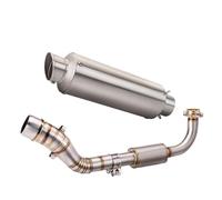 HPZPRPCEW Silencieux D'échappement Moto Pour Aerox 155 NVX 155 NVX 125 Pour Aerox155 NVX 155 125 Avec Modification Du Tuyau Liaison Avant 51 Mm(Style E)