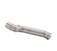 HPZPRPCEW Silencieux D'échappement Moto Pour CFMOTO 800MT CF800-5A 2021 2022 2023 2024 Tube Intermédiaire Modifié En Alliage De Titane(Acier inoxydable C)