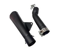 HPZPRPCEW Silencieux D'échappement Moto, Système Complet En Acier Inoxydable Noir Pour Rebel 500 Cmx500 2017 2018 2019 2020 2021 2022 2023 2024