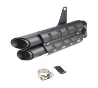 HPZPRPCEW Silencieux D'échappement Noir Pour Moto Pour CMX 300 Pour CMX 500 Pour Rebel 2017 2018 2019 2020 2021 Avec Protection Thermique