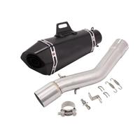 HPZPRPCEW Silencieux D'échappement Pour Moto Avec Collecteur Central Amovible Et DB Killer Pour Voge 500DS 500R LX500DS 2019-2020(Style C)