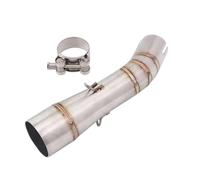 HPZPRPCEW Silencieux D'échappement Pour Moto Pour Benelli TRK502c TRK 502C En Acier Inoxydable Avec Collecteur Central(StyleB)