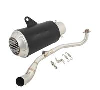 HPZPRPCEW Silencieux D'échappement Pour Moto Pour MSX125SF Pour GROM125SF MSX125 Pour GROM 125 Modification Du Tuyau Intermédiaire(Style F)