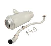 HPZPRPCEW Silencieux D'échappement Pour Moto Pour MSX125SF Pour GROM125SF MSX125 Pour GROM 125 Modification Du Tuyau Intermédiaire(Style E)
