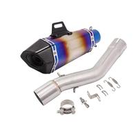 HPZPRPCEW Silencieux D'échappement Pour Moto Pour Voge 500DS 500R LX500DS 2019-2020 Avec Collecteur Central Amovible Et DB Killer(Style i)