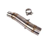HPZPRPCEW Silencieux Intermédiaire D'échappement 51 Mm En Acier Inoxydable Pour Moto Pour CBR300 CB300R CB300F 2017 2018