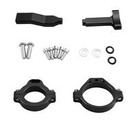 HPZPRPCEW Support D'amortisseur De Direction Moto En Alliage D'aluminium Kit Montage Stabilisateur Pour Kawasaki ZX-4R ZX4R ZX4RR ZX-4RR 2023(NOIR)