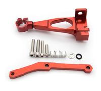 HPZPRPCEW Support De Stabilisateur D'amortisseur Direction Moto En Aluminium CNC Kit Montage Pour Yamaha XSR 900 XSR900 2015 -2019 2020(ROUGE)